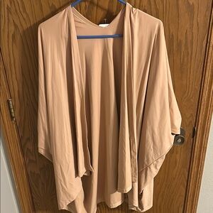 Nursing breastfeeding kimono shrug one size light pink womens